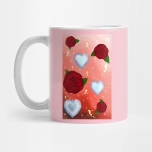 A pattern of heartbreak Mug